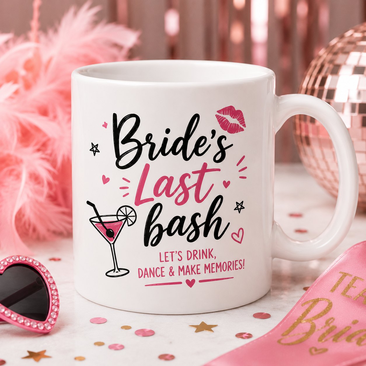 Bucks night custom mugs — personalised sublimation print